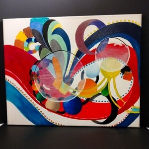 Abstract graffiti design